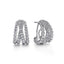 Bujukan Sterling Silver Huggie Hoop Earrings