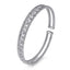 Bujukan Wide Diamond Bangle Bracelet