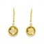 Citrine Lever Back Earrings