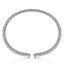 Bujukan Wide Diamond Bangle Bracelet