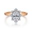 Oval Diamond Halo Engagement Ring