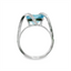 Blue Topaz & Diamond Fashion Ring