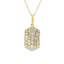 Honeycomb Diamond Pendant