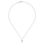 Bujukan Sterling Silver Diamond Cross Pendant