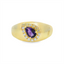 Amethyst & Diamond Fashion Ring