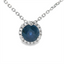 Sapphire & Diamond Pendant