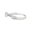Round Diamond Twisted Engagement Ring