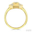 Hexagon Shape Diamond Fashion Ring