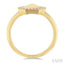 Hexagon Shape Diamond Fashion Ring