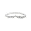 Diamond Contour Wedding Ring