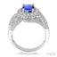 Oval Shape Gemstone & Halo Diamond Ring