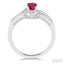 Oval Shape Gemstone & Diamond Ring