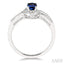 Oval Shape Gemstone & Diamond Ring