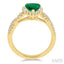 Pear Shape Gemstone & Halo Diamond Ring
