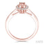 Oval Shape Gemstone & Halo Diamond Ring