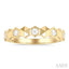 Stackable Hexagon Shape Diamond Fashion Ring