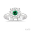 Round Shape Lovebright Gemstone & Diamond Ring