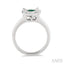 Round Shape Lovebright Gemstone & Diamond Ring