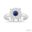 Round Shape Lovebright Gemstone & Diamond Ring