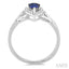 Pear Shape Gemstone & Halo Diamond Ring