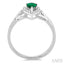 Pear Shape Gemstone & Halo Diamond Ring