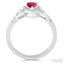 Pear Shape Gemstone & Halo Diamond Ring