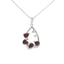 Ruby & Diamond Teardrop Pendant