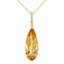 Citrine & Diamond Pendant