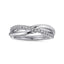 Sterling Silver White Sapphire Fashion Ring
