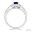 Oval Shape Gemstone & Halo Diamond Ring