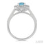 Emerald Shape Gemstone & Diamond Ring