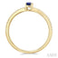 Oval Shape Gemstone & Petite Diamond Fashion Ring