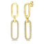 Paperclip Diamond Earrings