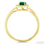 Oval Shape Gemstone & Halo Diamond Ring