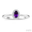 Oval Shape Gemstone & Halo Diamond Ring