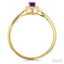 Oval Shape Gemstone & Halo Diamond Ring