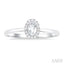 Oval Shape Gemstone & Halo Diamond Ring