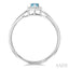 Pear Shape Gemstone & Halo Diamond Ring