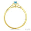 Oval Shape Gemstone & Halo Diamond Ring