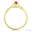 Oval Shape Gemstone & Halo Diamond Ring