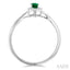 Oval Shape Gemstone & Halo Diamond Ring
