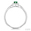 Pear Shape Gemstone & Halo Diamond Ring