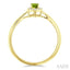 Oval Shape Gemstone & Halo Diamond Ring