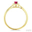 Oval Shape Gemstone & Halo Diamond Ring