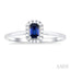 Emerald Shape Gemstone & Halo Diamond Ring