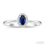 Oval Shape Gemstone & Halo Diamond Ring