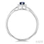 Pear Shape Gemstone & Halo Diamond Ring