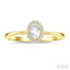 Oval Shape Gemstone & Halo Diamond Ring