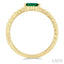 Bead Marquise Shape East-West Gemstone & Diamond Ring