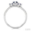 Pear Shape Gemstone & Halo Diamond Ring